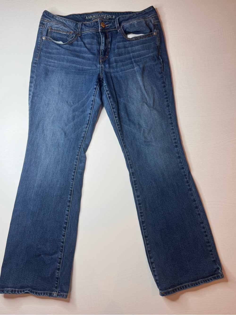American Eagle Outfitters Medium Blue Flared Jeans